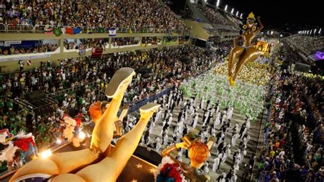 Parade At Samba Schools In Rio De Janeiro February Access