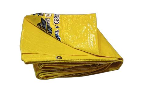 Polyethylene HDPE PE Laminated Yellow HDPE Tarpaulin For