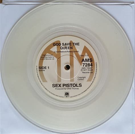 God Save The Sex Pistols God Save The Queen Counterfeit A M Poster Sleeve