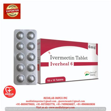 Iverheal Ivermectin Mg Tablets At Rs Strip Of Tablets