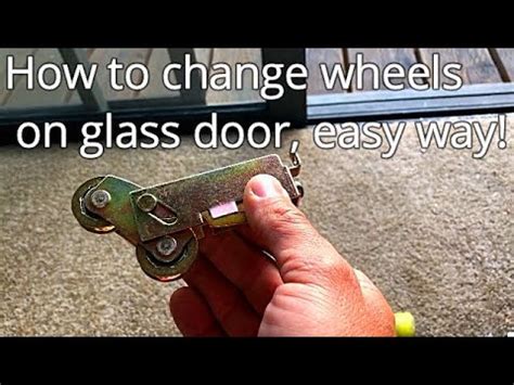 How To Replace Rollers Wheels On Sliding Glass Patio Door The Easy Way