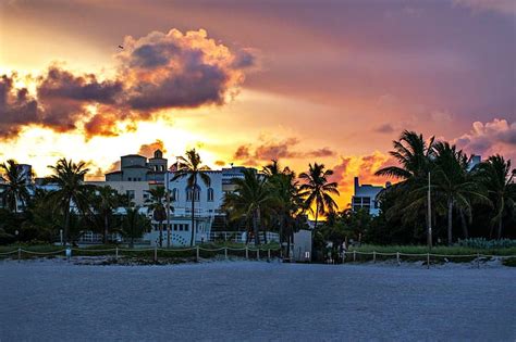 HD wallpaper: beach, sunset, florida, miami beach | Wallpaper Flare