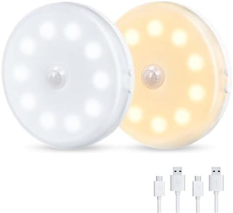 Veilleuse Led Lampe Detecteur De Mouvement Interieur Lampe Led Sans