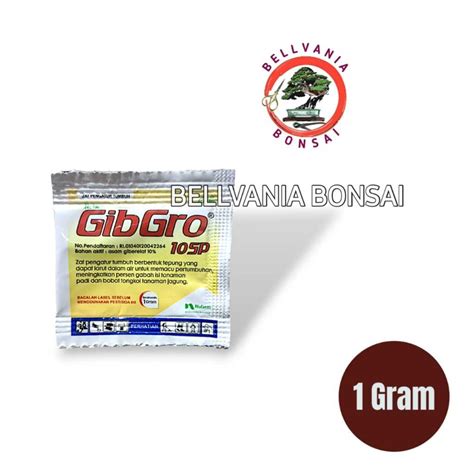 Jual Gibgro 10 SP Kemasan Pabrik 1 Gram ZPT Penyubur Padi Gabah Jagung