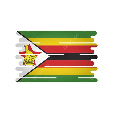 Gambar Vector Desain Png Bendera Zimbabwe Zimbabwe Bendera Png Png