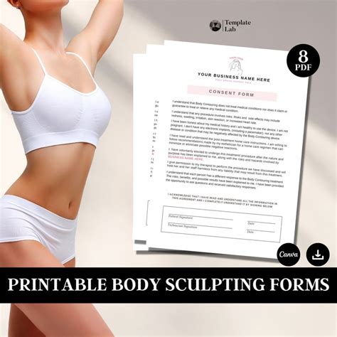 Body Sculpting Consent Forms Body Contouring Consent Forms Intake