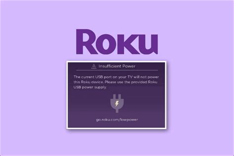 Fix Roku Low Power Or Insufficient Power TechCult