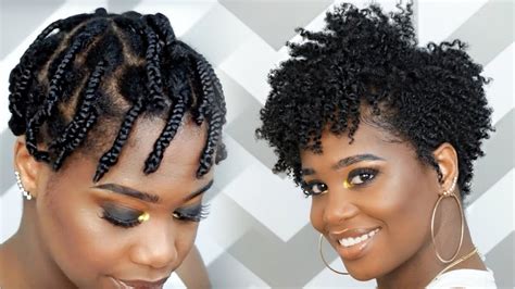 How To Do A Braid Out On Tapered Natural Hair Feat Camille Rose