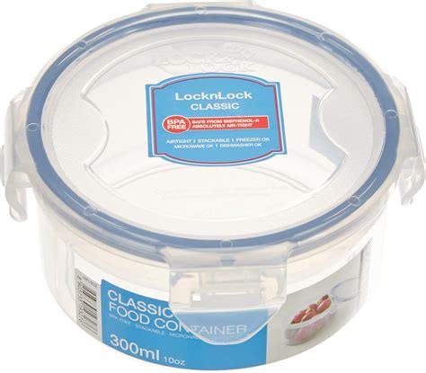 Lock Lock Airtight Container Round Ml Hpl Amazon Co Uk Home