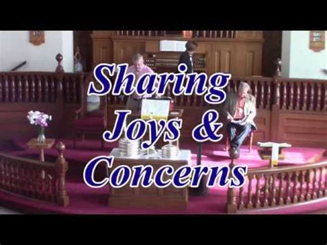 20171001 Sharing Joys and Concerns - YouTube