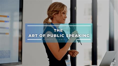 The Art Of Public Speaking Mindshift