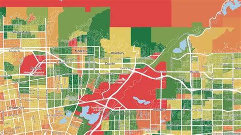 Duarte, CA Violent Crime Rates and Maps | CrimeGrade.org