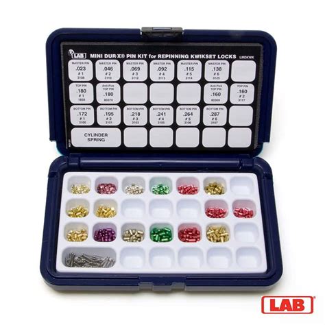 Mini DUR X Schlage Rekeying Kit LAB Lockpickingsets