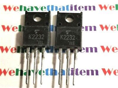 2SK2232 K2232 FET TO220 2 PIECES Qzty EBay