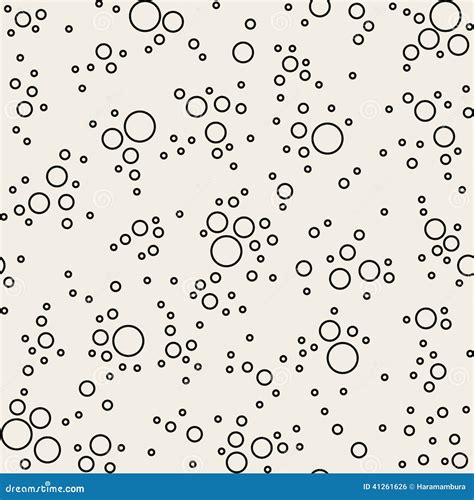 Seamless Texture With Circles Stock Vector Illustration Of Black