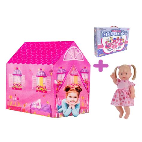 Kit Brincando De Princesa Beb Elisi Casinha E Jantarzinho Submarino