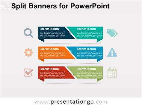 Split Banners for PowerPoint - PresentationGO.com