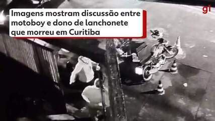 Vídeo mostra discussão antes de dono de lanchonete de Curitiba ser