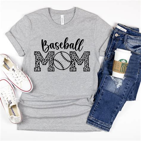 Baseball Mom Svg Digital Download Leopard Mom Svg Baseball Svg Baseball Clipart Baseball Mom