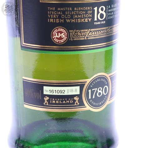 Jameson 18 Year Old Limited Reserve Irish Whiskey Auctions