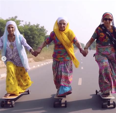 Ai Generated Photos Of Older Women Roller Skating Go Viral For Their