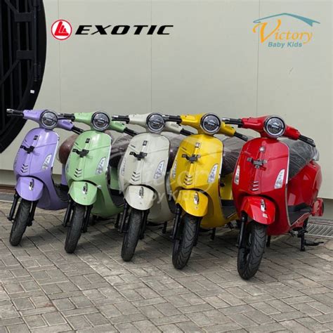 Sepeda Motor Listrik Exotic Sprinter Prime Vespa Scooter Matic