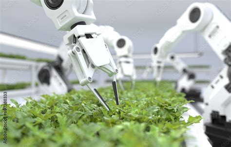 Smart robotic farmers concept, robot farmers, Agriculture technology ...