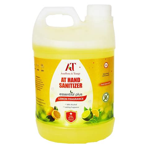 Buy Anaflora Tangy Essential Gel Sanitizer 2 Litre Refill Pack