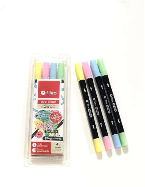 Marcadores Filgo Duo Brush Pastel X Outlet Bikabik