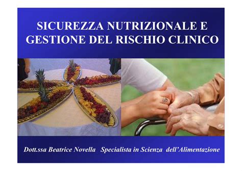 Pdf Sicurezza Nutrizionale E Gestione Del Rischio Clinico Dokumen Tips