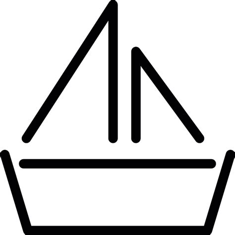 Sailing Boat Shape Vector Svg Icon Svg Repo