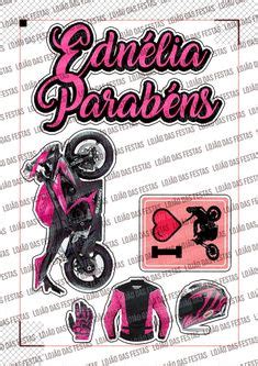 Ideias De Moto Cake Topper Motoqueira Jao Parab Ns