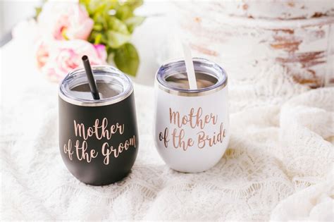 Mother Of The Bride Wine Tumbler Mother Of The Groom T Etsy