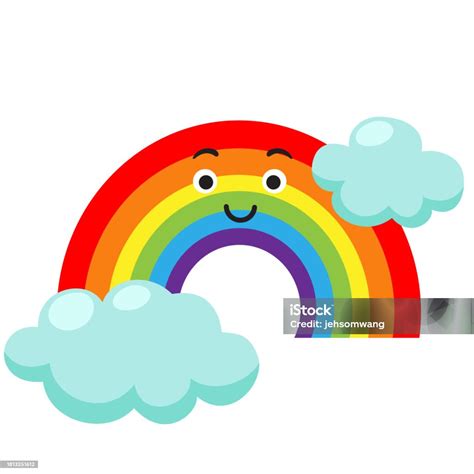 Illustration Of Isolated Colorful Rainbow Stock Illustration Download Image Now Blue Bright