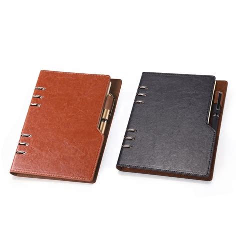 New Customized Luxury Pu Business Notebook School Office Supplies