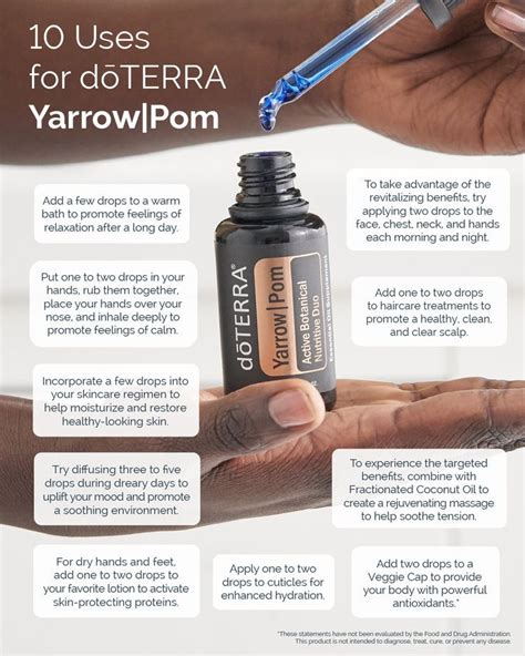 Uses For Yarrow Pom Aceites Esenciales Doterra Aceite Aceites