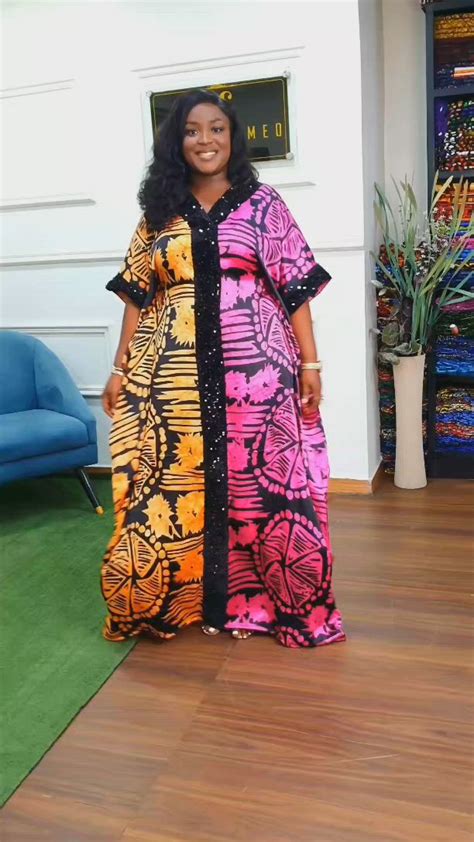 Robe Africaine LONGUE En Wax ANKARA LONG CASUAL DRESS Mode Africaine