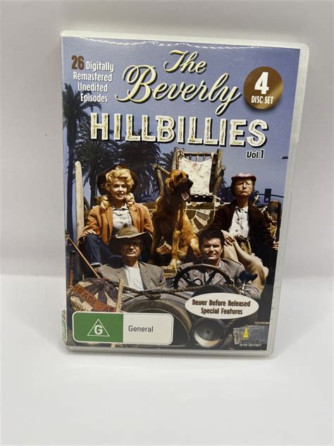 Dvd The Beverly Hillbillies Vol 1 Pal Region 4 Discs Like New