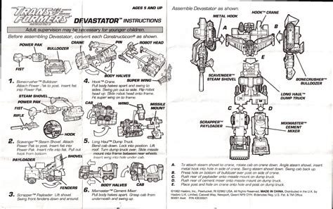 Constructicons (Devastator, G2, yellow) Devastator (yellow ...