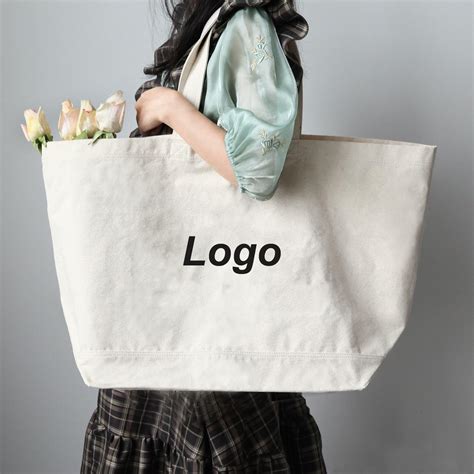 Promotional Personalized Blank Plain Cotton Canvas Bags Reusable