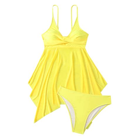 Piece Swimsuit For Women Womens Adjustable Bikini Bra Shorts Split Beach Vacation Clothes