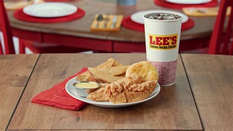 Lees Famous Recipe Chicken 2 Pc Strip Combo 10 Youtube