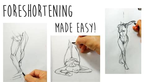 Foreshortening 1 Of 3 How To Draw Foreshortened Figures Tutorial