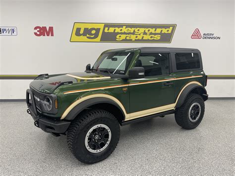 Anyone Apply Retro Stripes On Eruption Green Bronco6G 2021 Ford