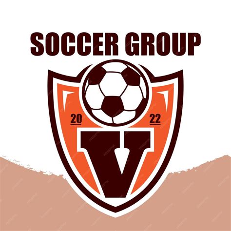 Time De Futebol Com V - Modelo de design de logotipo de time de futebol letra v time de futebol ...