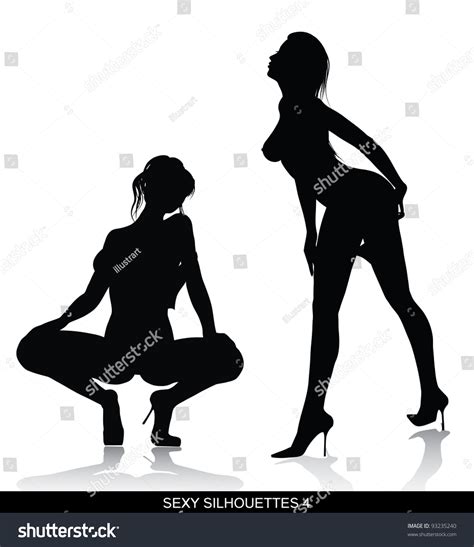 Sexy Silhouettes Available Vector Version Stock Illustration 93235240 Shutterstock