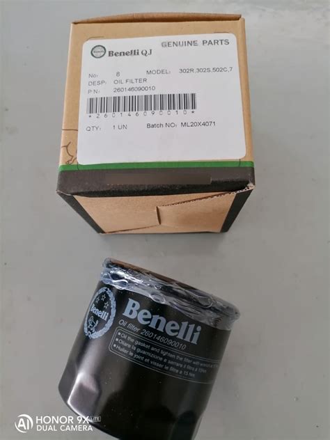 Filtro De Aceite Benelli Tnt 302 Trk 502 MercadoLibre