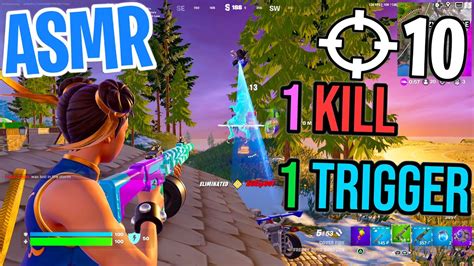 ASMR Gaming Fortnite 1 Kill 1 Trigger Relaxing Mouth Sounds