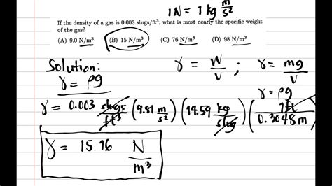 Fluid Properties Fluid Mechanics Hydraulics Past Board Exam