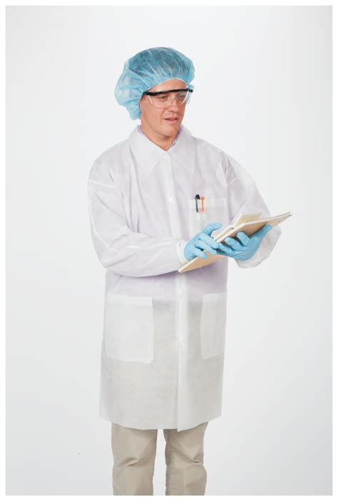 Fisherbrand Basic Protection Polypropylene Disposable Lab Coats With